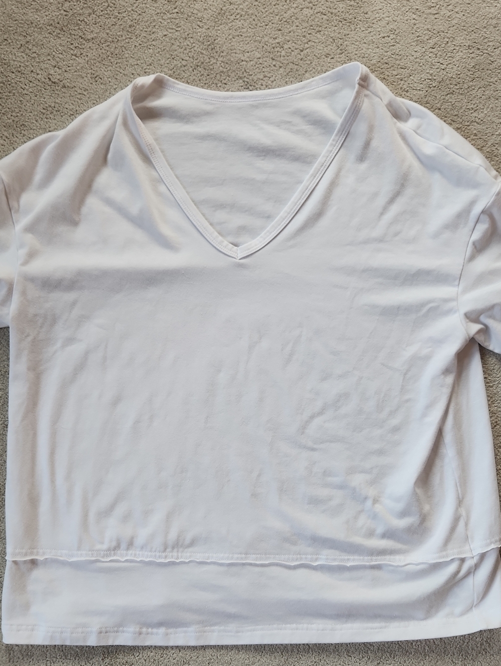 Cicy Bell Womens Summer V Neck T Shirts Loose Fit Oversized Casual Tops